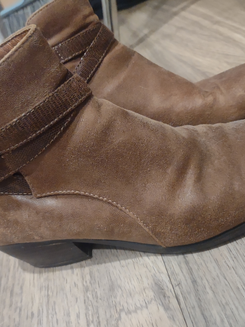 Men's Brown Suede Ankle Boots - Casual Chelsea Style